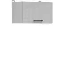 Wall cabinet JUNONA LINE GO/50/30 BRW light gray gloss